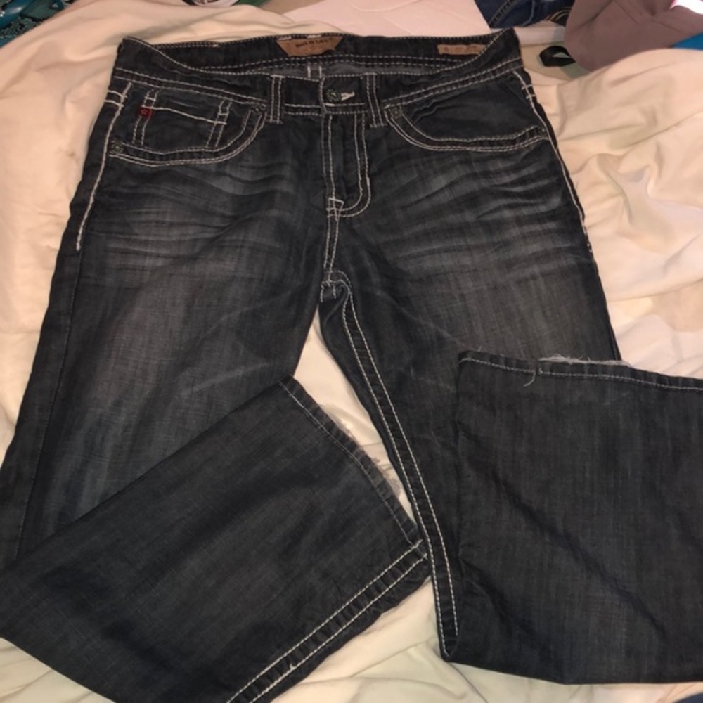 BIG STAR JEANS SIZE 34S PREOWNED